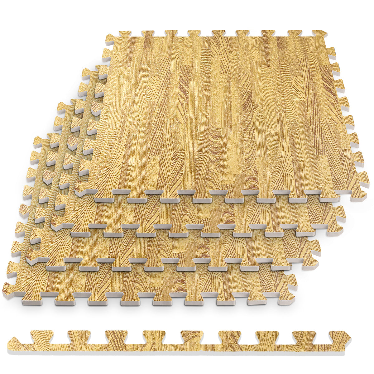 Medium Oak Foam Floor Tiles Medium Oak Foam Floor Tiles