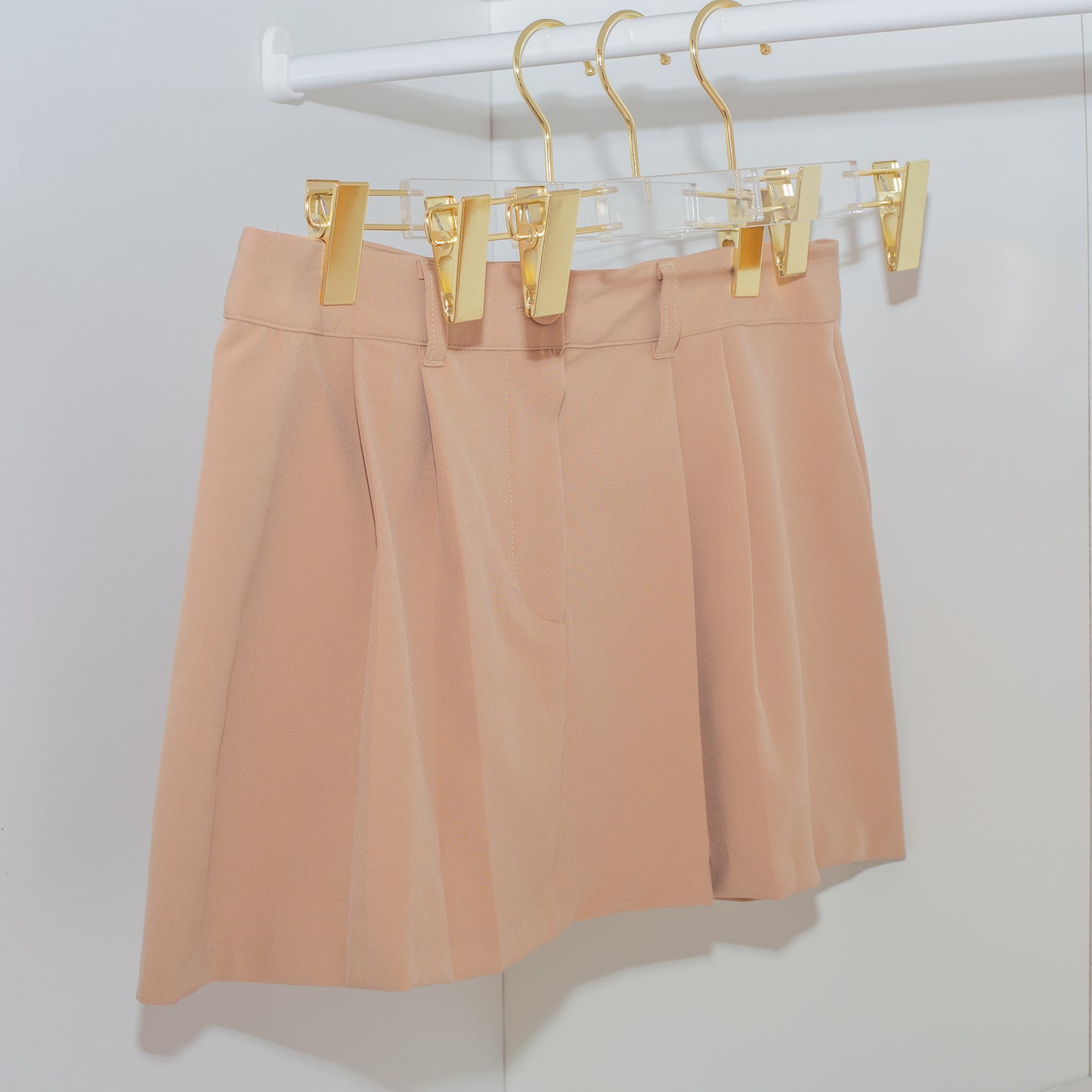 Acrylic Skirt & Pant Hanger with Clips