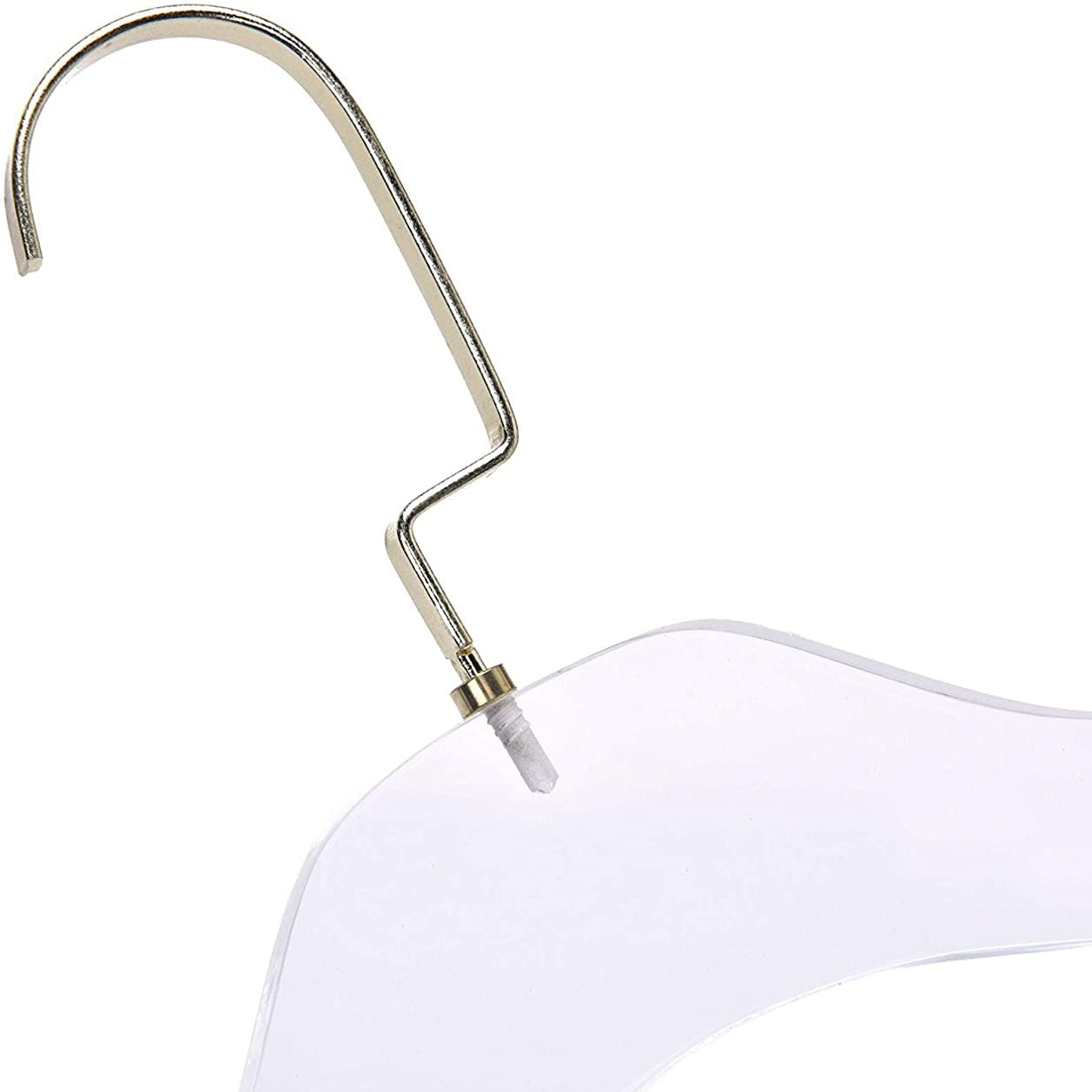 17" Adult Acrylic Coat Hanger