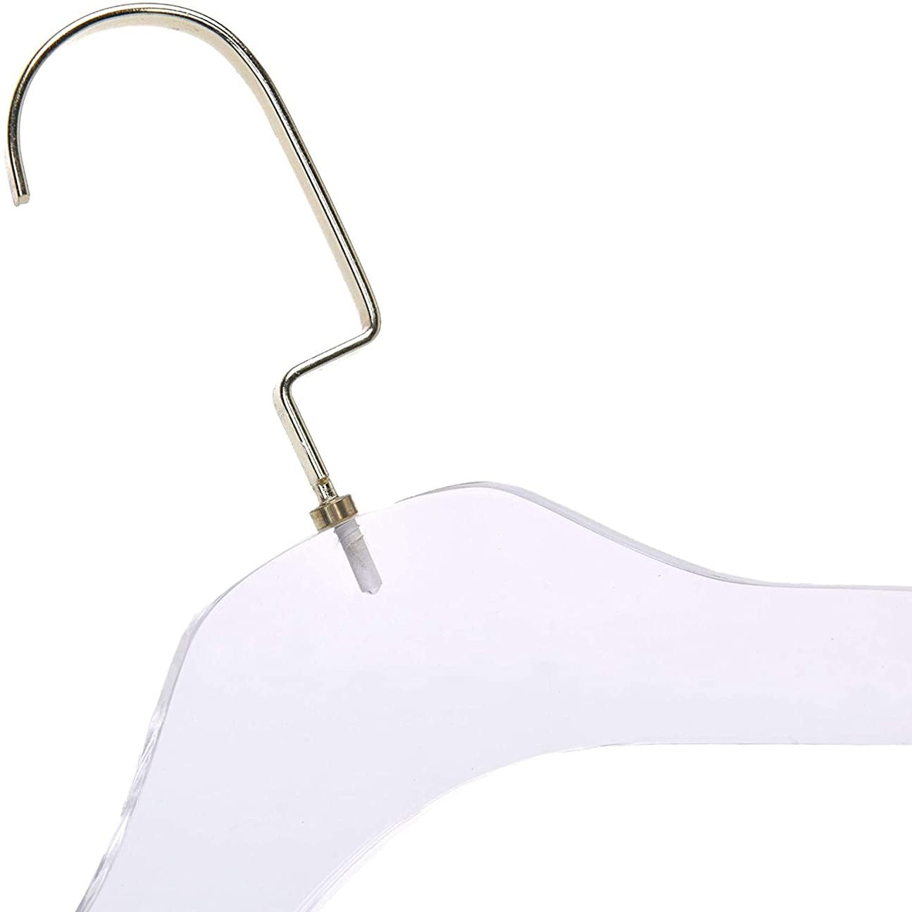 17" Adult Acrylic Suit Hanger